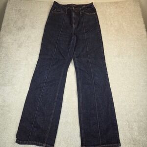 Judy Blue High Rise Wide Leg Front Seam Jeans Dark Indigo JB88664 DK 13/31